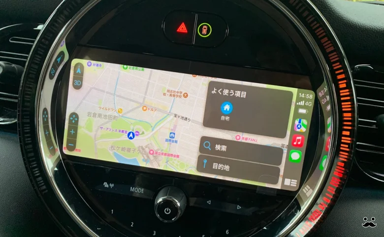 [BMW MINI] アップルカープレイはナビ代わりになる？